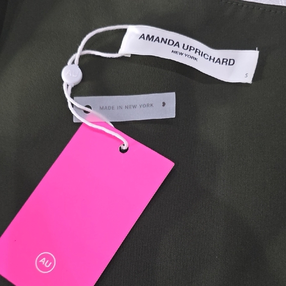 Amanda Uprichard Dark Green Vest and Shorts Set - Picture 3 of 6